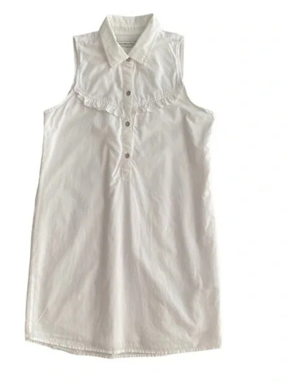 Abercrombie & Fitch M White Cotton Dress Beach Cover Up Medium